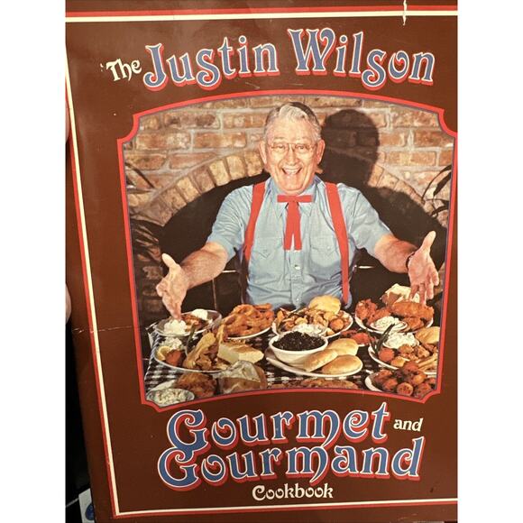 Vintage 1984 Justin Wilson Gourmet and Gourmand Cookbook 128 Pages - Picture 1 of 6